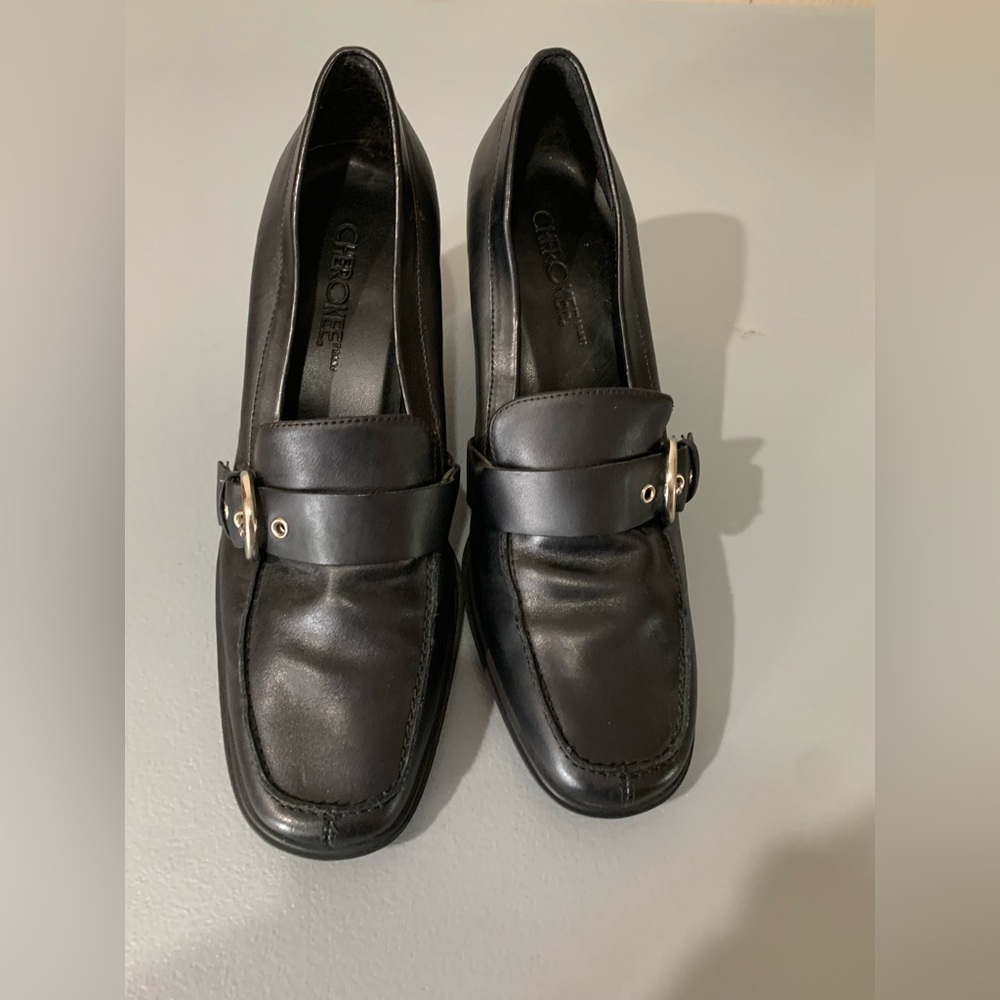 Cherokee Black Leather Footwear